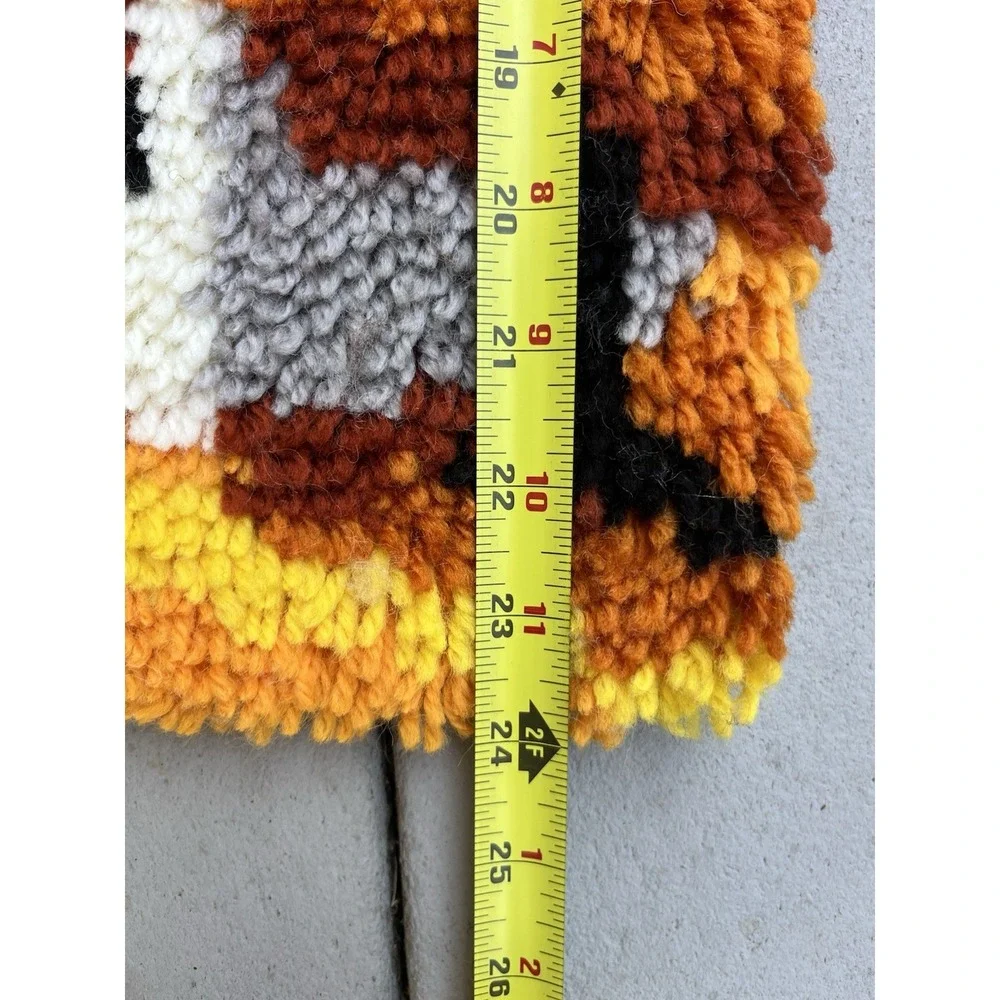 Vogart Crafts Latch Hook Wallhanging Rug Church Fall 12